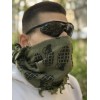 Тактичні окуляри 5.11 Tactical Aileron Shield з 4 лінзами оправа чорна з поляризацією