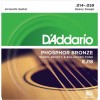 Струни для акустичної гітари D'Addario EJ18 Phosphor Bronze Heavy Acoustic Guitar Strings 14/59