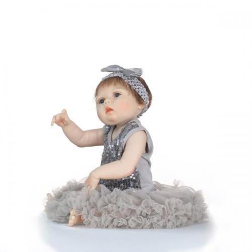 Силіконова колекційна лялька No Brand дівчинка Емма висота 55 см (175) Силіконова колекційна лялька No Brand дівчинка Емма висота 55 см (175)