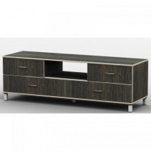 Тумба під телевізор Тиса Мебель ТВ-212 Венге Дуб молочний 44x45x180 см