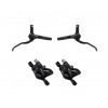 Гідравлічні гальма Shimano BR-MT200 комплект передні і задні Чорний (DISC-042)