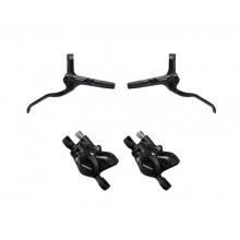 Гідравлічні гальма Shimano BR-MT200 комплект передні і задні Чорний (DISC-042)