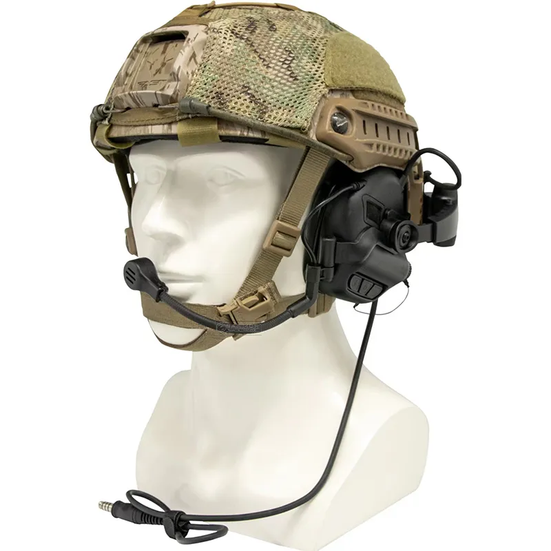 Тактичні активні навушники з мікрофоном EARMOR M32X Mark3 Чорний (2055717662)