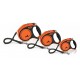 Поводок рулетка с амортизатором для собак Flexi Extrem Tape М 5 м до 35 кг Оранжевый