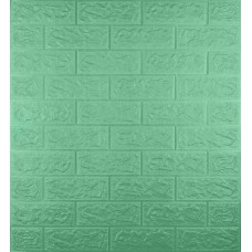 Самоклеюча декоративна 3D панель 3D Loft 700x770x5 мм М'ятний (146)