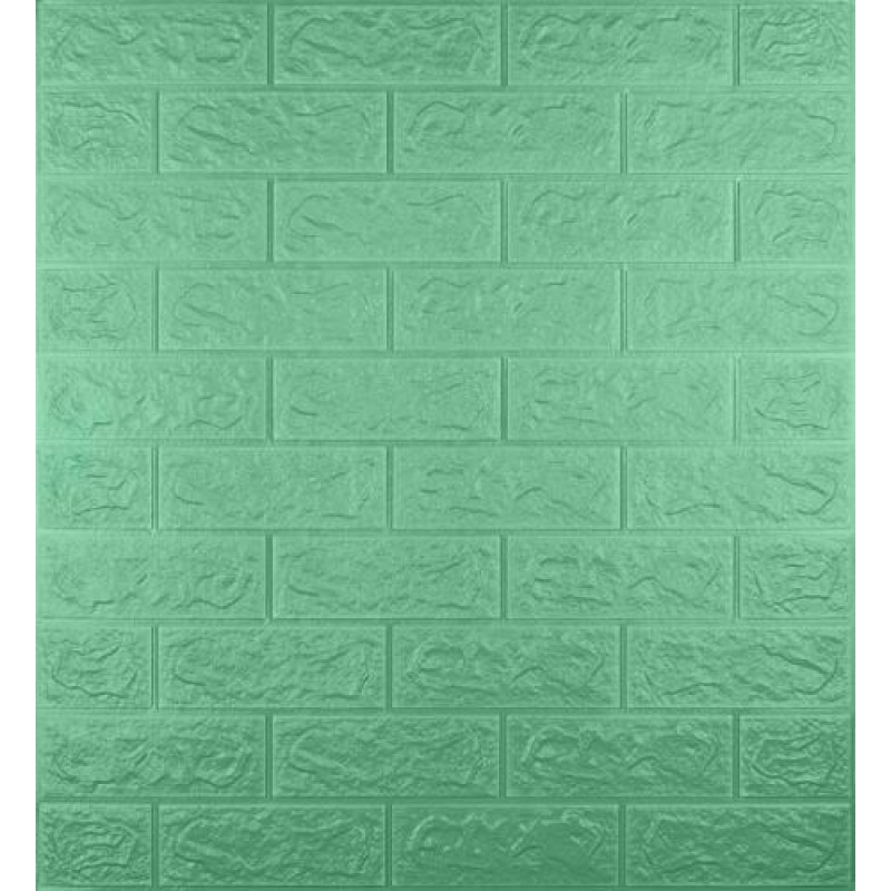 Самоклеюча декоративна 3D панель 3D Loft 700x770x5 мм М'ятний (146)