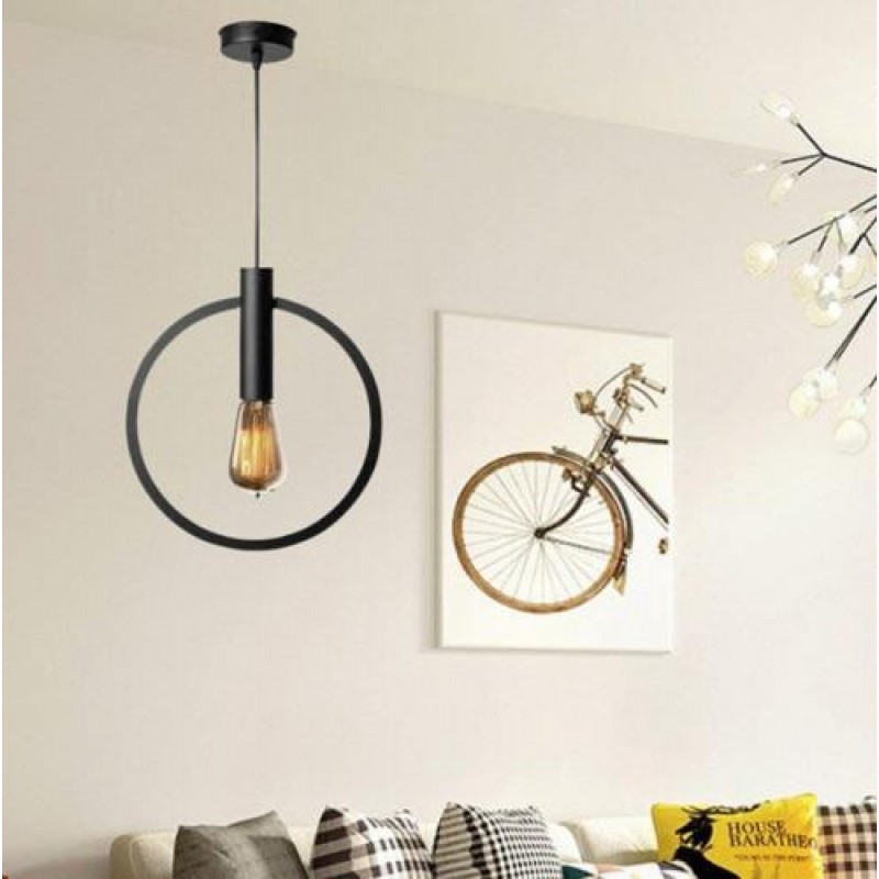 Світильник підвісний MSK Electric Asket під лампу Е27 NL 3033 BK чорний