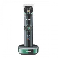 Машинка для стрижки волосся VGR V-671 LED-дисплей акумуляторна 4 насадки 2500mAh 5W Black Машинка для стрижки волосся VGR V-671 LED-дисплей акумуляторна 4 насадки 2500mAh 5W Black