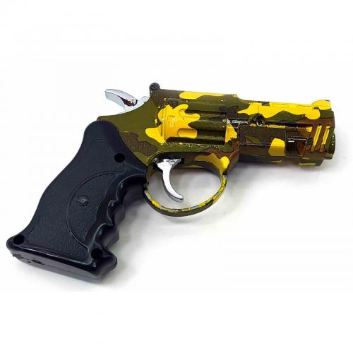 Газова запальничка No Brand Револьвер 10x8x1.5 см Камуфляж (DN32720) Газова запальничка No Brand Револьвер 10x8x1.5 см Камуфляж (DN32720)