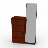 Комод із дзеркалом Компанит Яблуня (new1-151)