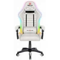 Комп'ютерне крісло Hell's HC-1003 LED RGB White