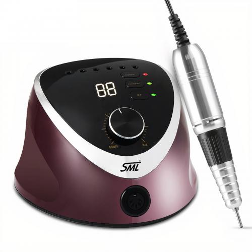 Фрезер для манікюру з педаллю SML Nail Sander M12 Рожевий (SML-M12PNK) Фрезер для манікюру з педаллю SML Nail Sander M12 Рожевий (SML-M12PNK)