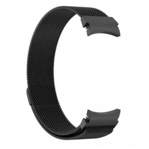 Ремінець зі спеціальним конектором BeWatch Samsung Galaxy Watch 4 Milanese loop Чорний (1410207) Ремінець зі спеціальним конектором BeWatch Samsung Galaxy Watch 4 Milanese loop Чорний (1410207)