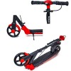 Двоколісне складане самокат ручне гальмо Scale Sports SS-91 51 х 12 см 80 кг Black and red (1309131214)