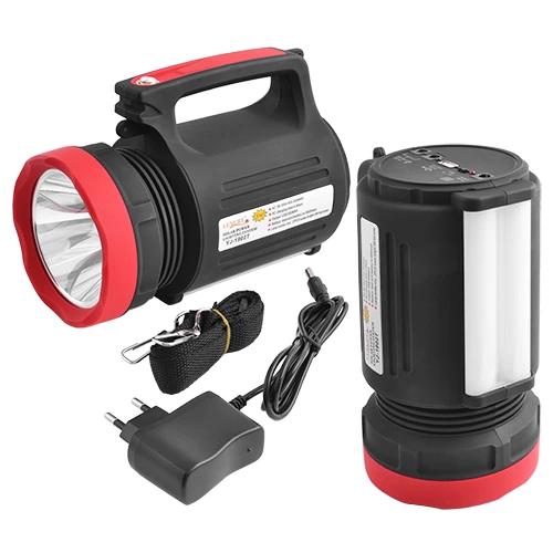 Ліхтар Luxury YJ-1902T 5W 22SMD Powerbank solar ЗУ220В Чорно-червоний (1748935803)