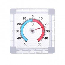 Термометр віконний зовнішній Mini Прозорий