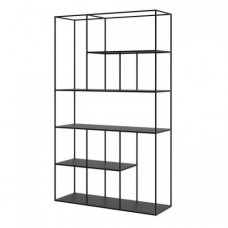Стелаж для зберігання в стилі Loft NS-1973 2030x1200x400 мм Черный