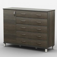 Комод Тиса Мебель АКМ-34 2 Венге 90x60x120 см