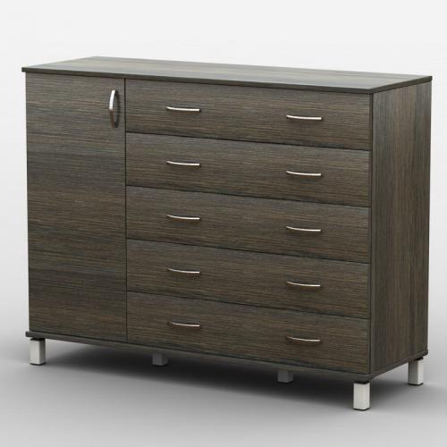 Комод Тиса Мебель АКМ-34 2 Венге 90x60x120 см Комод Тиса Мебель АКМ-34 2 Венге 90x60x120 см