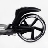 Двоколісний складаний самокат ліхтарик 2 амортизатора Best Scooter 100 кг Black and white (114437)