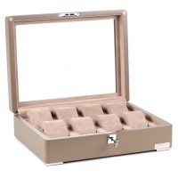 Скринька для зберігання годинників Salvadore WB/3420/8.TAN 320х245х87 мм Бежевий Скринька для зберігання годинників Salvadore WB/3420/8.TAN 320х245х87 мм Бежевий