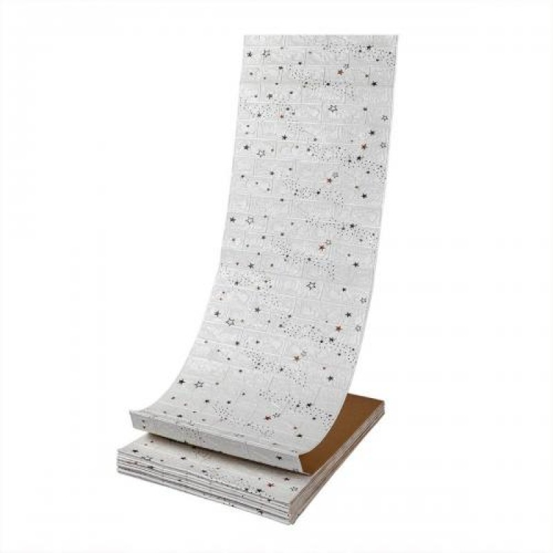 Панель стінова в рулоні 3D 700мм*19,6м*3мм зірки (D) Sticker Wall SW-00001920