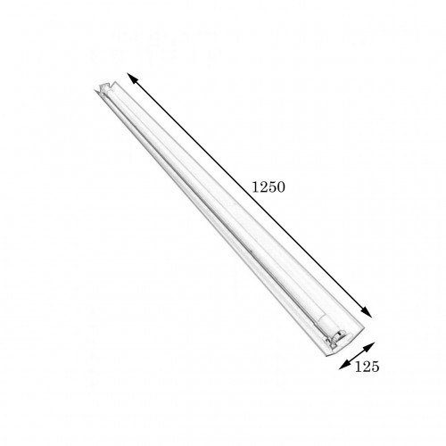 Світильник відкритий під led лампу Т8 120 см СПВ 01-1200 компакт MSK Electric