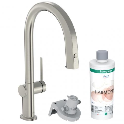 Змішувач для кухонної мийки Hansgrohe Aqittura M91 FilterSystem 210 Сталь 76801800 в інтернет супермаркеті PbayMarket!