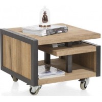 Кавовий журнальний столик у стилі Loft NS-629 530x600x500 мм Черный Кавовий журнальний столик у стилі Loft NS-629 530x600x500 мм Черный