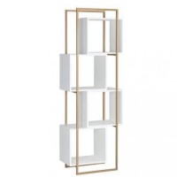 Стелаж для зберігання в стилі Loft Золотий NS-1899 1930x700x400 мм Стелаж для зберігання в стилі Loft Золотий NS-1899 1930x700x400 мм