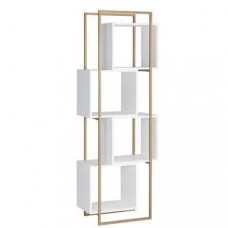 Стелаж для зберігання в стилі Loft Золотий NS-1899 1930x700x400 мм