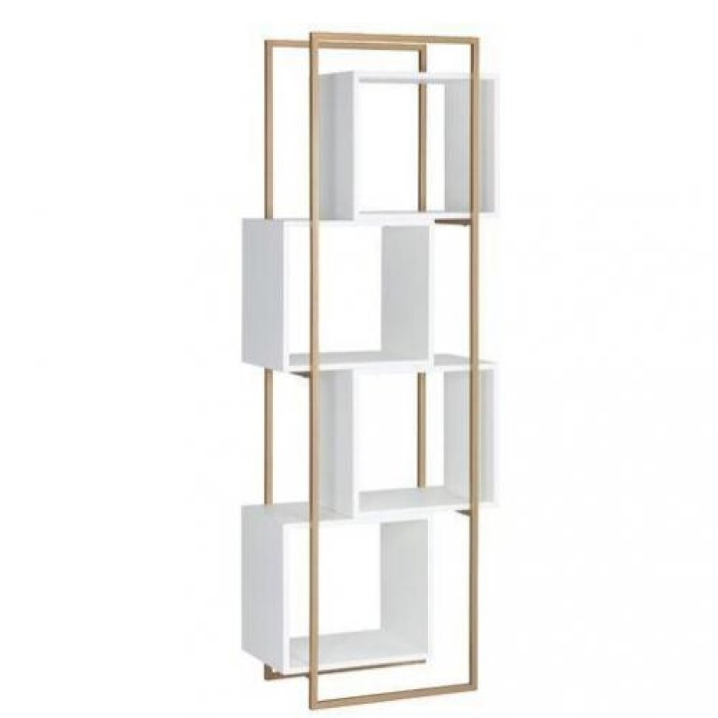 Стелаж для зберігання в стилі Loft Золотий NS-1899 1930x700x400 мм