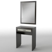 Туалетний столик Тиса Мебель БС-28 Венге Дуб молочний 75x40x70 см Туалетний столик Тиса Мебель БС-28 Венге Дуб молочний 75x40x70 см