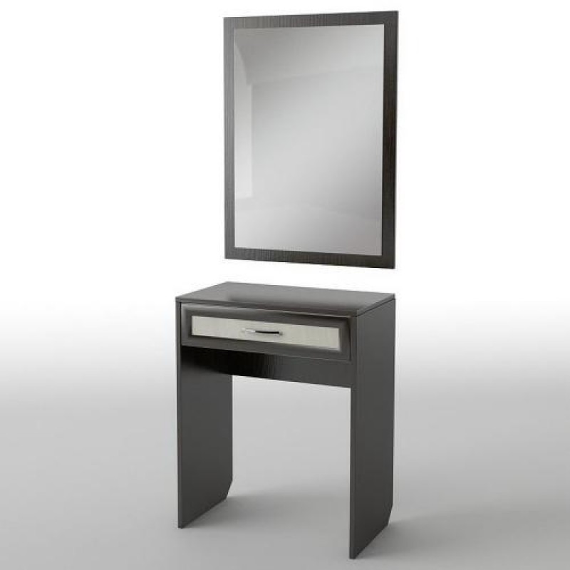 Туалетний столик Тиса Мебель БС-28 Венге Дуб молочний 75x40x70 см