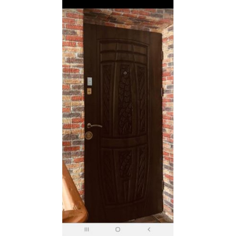 Самоклеюча декоративна 3D панель під бежево-червону катеринославську цеглу в рулоні 20 м 3D Loft 20000x700x3мм