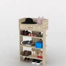 Стелаж для взуття Тиса Мебель ТО-209 Дуб сонома 100x60 см