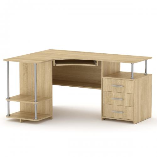 Стіл кутовий СУ 4 Компаніт 150х110х77 см Дуб сонома Стіл кутовий СУ 4 Компаніт 150х110х77 см Дуб сонома
