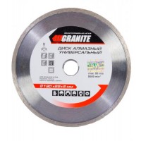 Диск алмазний GRANITE UNIVERSAL 180 мм 9-05-180 Диск алмазний GRANITE UNIVERSAL 180 мм 9-05-180