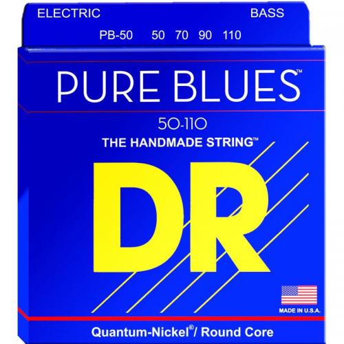 Струни для бас-гітари DR PB-50 Pure Blues Quantum-Nickel Heavy Bass Strings 50/110 Струни для бас-гітари DR PB-50 Pure Blues Quantum-Nickel Heavy Bass Strings 50/110