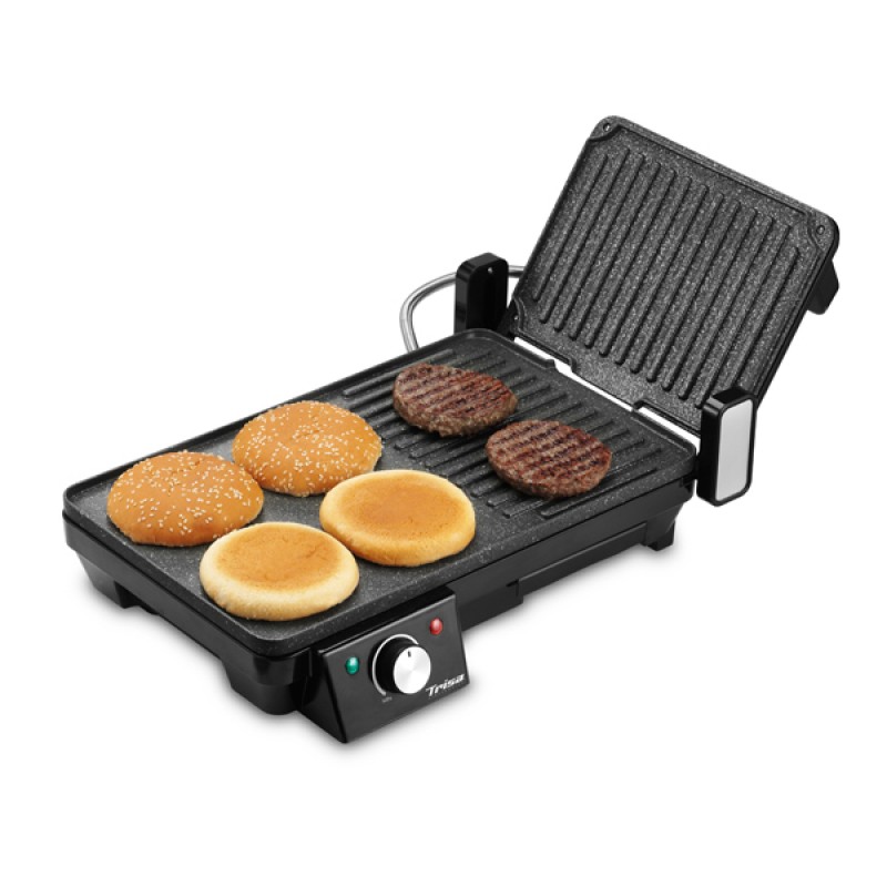 Гриль настільний Trisa 7365.4212 Panini & Grill Чорний (4699)