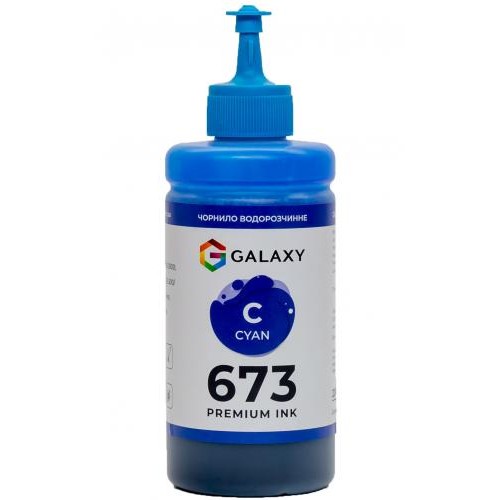Чорнило Galaxy 673 Epson 200 мл Cyan (10484) Чорнило Galaxy 673 Epson 200 мл Cyan (10484)