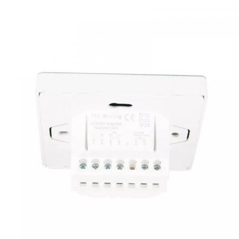 Терморегулятор сенсорний з Wi-Fi Oshland М2 для водяної/електричної теплої підлоги сумісний з TUYA 