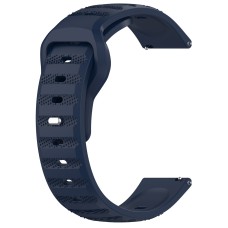 Ремінець силіконовий для годинника універсальний BeWatch 22 мм Темно-синій