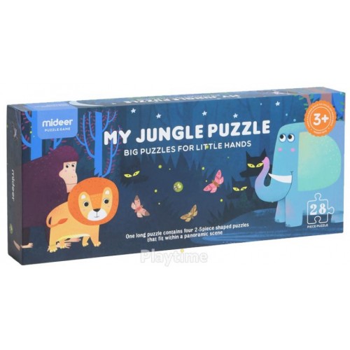 Великий пазл Джунглі 100х22см MiDeer 28 ел (MD3033) Великий пазл Джунглі 100х22см MiDeer 28 ел (MD3033)