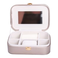 Скринька-органайзер для прикрас YIWU 20x14x7 см Срібний (HP-5-32GOLD)