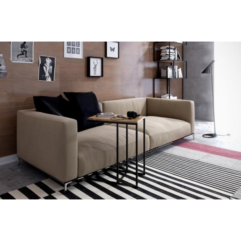 Приставний столик у стилі Loft NS-1504 730x500x400 мм Черный