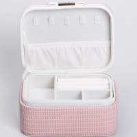 Скринька-органайзер для прикрас YIWU 19x11.5x8 см Рожевий (HP-5-37P)