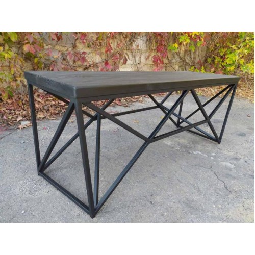 Журнальний, кавовий столик GoodsMetall у стилі Лофт 1200х400х450 ЖС777 Журнальний, кавовий столик GoodsMetall у стилі Лофт 1200х400х450 ЖС777