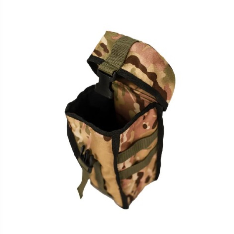 Тактичний термочехол підсумок для пляшок та фляги військовий VS Thermal Eco Bag Molle мультикам