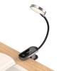 Універсальна акумуляторна LED лампа на кліпсі Baseus Comfort Reading Mini Clip Lamp DGRAD-0G (Темно-сіра)